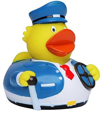 Schnabels Quietsche-Ente Busfahrer - Geschenk für Geburt Geburtstag Namenstag Kinder Baby Freund-in Mädchen Junge - Spielzeug Bade-Ente Badewanne Deko