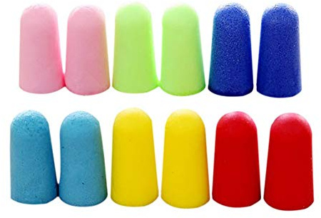 6 Pairs Soft Foam Ear Plug For Sleep Noise Reduction Noise Insulation Prevention Earplugs with Storage Case - 6 Colors Durable and Useful