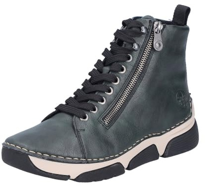 Rieker 45920, Botas con Cordones Mujer