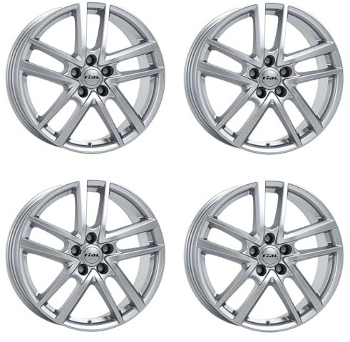 4x Rial cerchi in alluminio Astorga 6.5Jx16 ET40 5x100 polar-silber