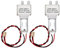 Create idea 2 Piezas de Bomba de Agua Autocebante M20 Mini Bomba de Vacío Bomba de Diafragma DC3V-3.7V para Sistema de Bombeo Piscina 33.5x10x3.5mm