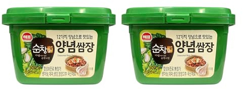 Sajo Haepyo Ssamjang 500g - Traditional Korean Seasoned Soybean Paste, Perfect for Lettuce Wraps, Dipping, and Grilled Meats, BBQ, Pack of 2
