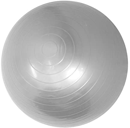 MotiveTech Gymnastikball & Geburtsball mit Anti Funktion – Krafttraining, 85 cm grau