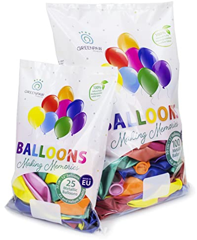 Globos de Cumpleaños ORGÁNICO • Fabricados en España • Globos Ecológicos premium • 100% Látex Natural • Biodegradable • Globos Cumpleaños • Globos de Colores • Globos Helio