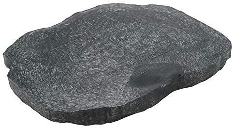 Reptil Matskål i Harts, Terrarium Prydnad Tallrik för Sköldpaddor, Ödlor, Skorpioner, Kameleont, Grön och Blå, S och M Storlek