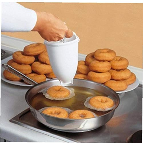 Zonfer Beignes Plastique Donut Machine Moule Outil Cuisine Pâtisserie Ustensiles De Cuisson (18x 10 X 10 Cm)