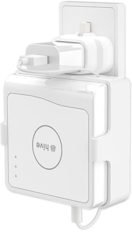 HOLACA Hive Hub Wall Mount Outlet Mount for Hive Wireless Smart Home Automation Hub Controller (Plug NOT Included)【NOT for Nano 3 - Size Incompatible】