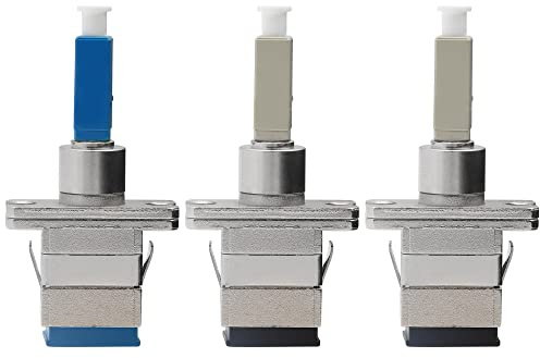 LC Stecker auf SC Buchse Adapter Single Mode Multimode Hybrid Kombination Konvertierung Kopf Flansch Kupplungen Glasfaser optische Stecker