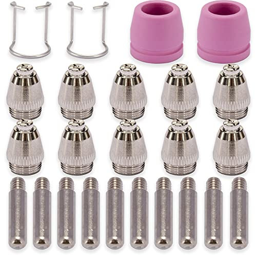 KERUE SG-55 AG-60 WSD-60 Plasma Cutter Cutting Torch Tip Nozzles Consumables Kit .045'' 24PCS