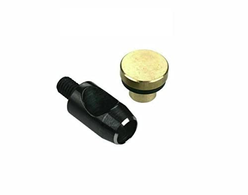 ISTA TOOLS Ösenpresse in M8 Gewinde/T-1 Ösen VPE in 120 STK. Messing, Ösenwerkzeuge in M8 Lochpfeifen in M8, Adapterstücke (Lochpfeife 17 mm)