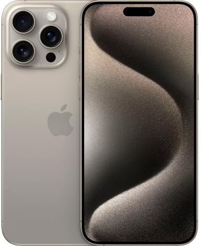 Apple iPhone (Renewed Premium) 15 Pro Max, 512GB, Natural Titanium - Unlocked