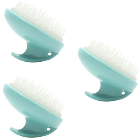 Beaupretty 3stücke Tragbare Kopfhautmassagebürste Shampoo-bürste Für Erwachsene Fördert Haarwachstum Und Entspannung Für Haartypen Geeignet Dandruff- Leicht Und Tragbar