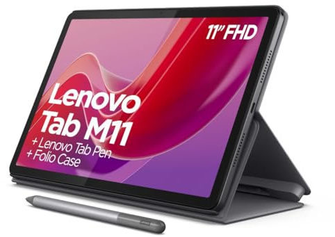 Lenovo TAB M11 11 8/128GB Gris + Funda + Pen Stylus