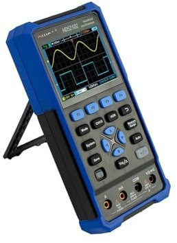 DUOCAI HDS2102 HDS2102S Handheld Digital Oscilloscope 100MHz Bandwidth 500MS/s 2Channel+1 Signal Generator Multimeter(HDS2102S,E.U)