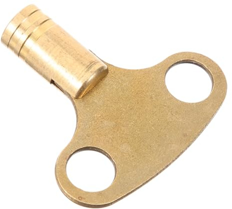 COSMEVIVI Radiator Valve Key Chrome Exhaust Allen Wrench Metal Radiator Bleeding Key for Plumbing Tools