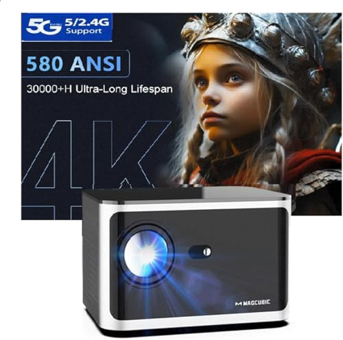 Proyector de Cine en casa HY350 Pro con Android 11, 4K, Full HD 1080P, WiFi 6, Control por Voz, Allwinner H713, Enfoque electrónico, BT5.0