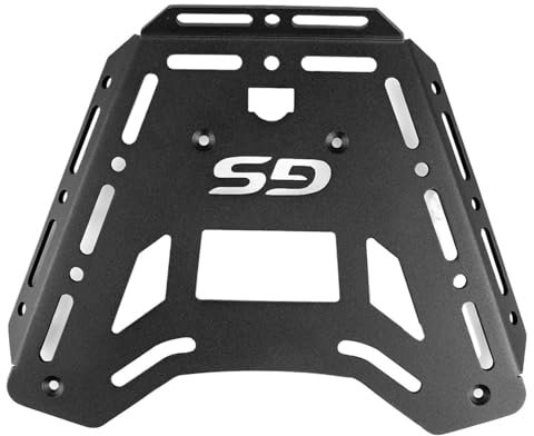 WWHUMM Motorrad Gepäckträger Topcase Halter Aluminium Hinten Gepäckträger Top Case Motorrad Zubehör Für R1200GS 2013 2014 2015 2016 Gepäckträger mit Soziusgriff