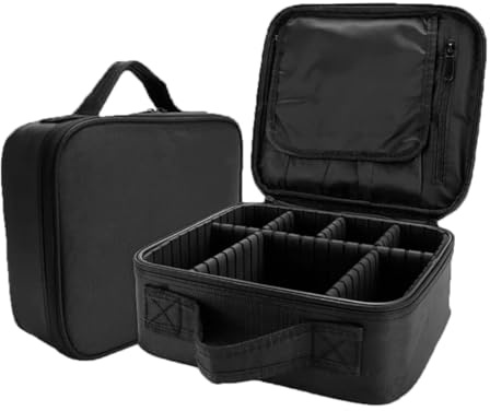 Kosmetiktasche, Tragbare Make Up Organizer, Damen Make up Tasche Kosmetiktasche mit Spiegel, Schminktasche, Kosmetiktasche mit Spiegel, Reisetasche - GLAMANIA