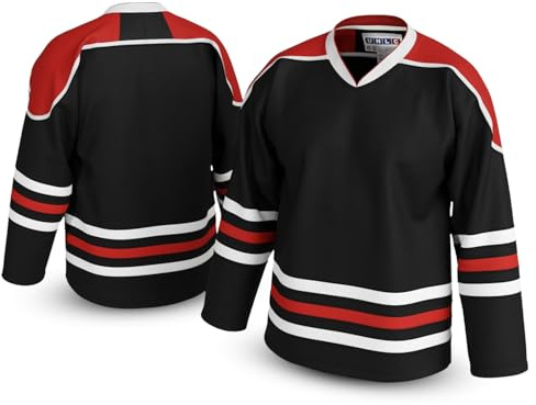 UNLC Griswold Blank Hockey Jersey, Black, 4XL
