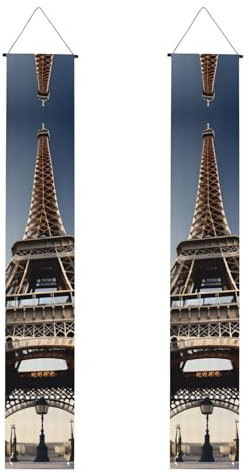 Stadtbild Paris Eiffelturm Frankreich Druck Veranda Banner Outdoor Banner Thanksgiving Dekorationen für alle Feiern