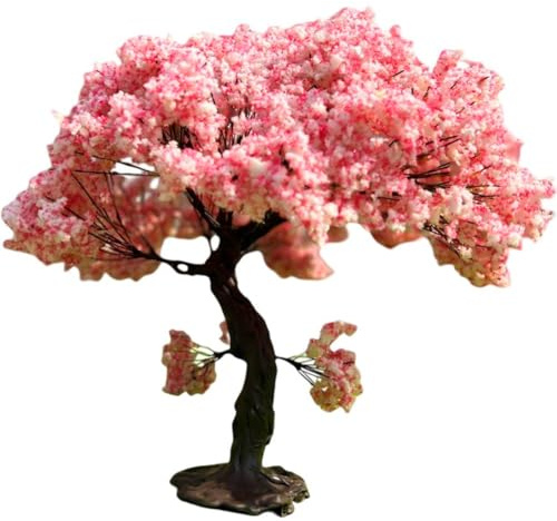 Dinntty Modello di Albero di Ciliegio in Miniatura, Albero Artificiale, Mini Albero di Fiori, Ornamento in per Oggetti di Scena Decorativi per Foto.