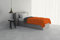 Italian Bed Linen Piumino Estivo, Microfibra, Arancio/Grigio Scuro, 1 Posto