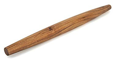 Ironwood Gourmet 28981 Acacia Wood French Rolling Pin, 20-inches, Brown