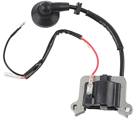 Yctze Reemplazo de Bobina de Encendido Accesorio de Coche Bobina de Encendido Apta para Desbrozadora de 63 Cc, Cortadora de Césped, Motor 48 48F, Cortadora de Césped 1E48Fbobina desbrozadora