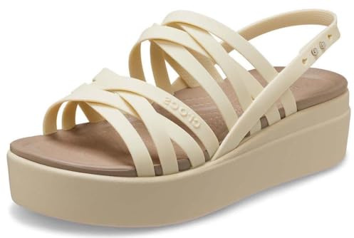 Crocs Brooklyn Strappy Low Wedge Sandales Femme