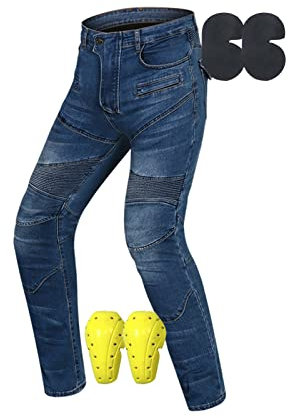 UVITAS Damen Motorradhose All Season Race Moon Dirt Bike Jeans Elastische, Gerade Geschnittene Leggings Geeignet for Erwachsene Männer, Frauen, Jugendliche (Color : Blue, Size : 4XL)