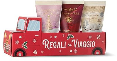 Bottega Verde - Confezione Regalo, Furgone con 3 Mini Creme Mani da 30 ml Ciascuna, in un Elegante Cofanetto, Idea Regalo