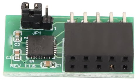 VGEBY TPM SPI-Modul, TPM 2.0-Sicherheitsmodul, Leiterplatte, TPM 2.0-Verschlüsselungsmodul, Schnittstelle, Vertikal, Stabil, 9670-Chipsatz, 10-Pin-SPI-Modul für SuperMicro AOM TPM