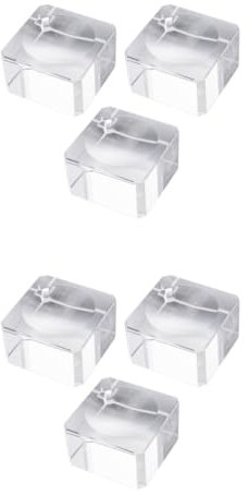 IMIKEYA 6stücke Teiliges Kristallkugel Ständer Klarer Runder Mit Konkavem Design Für Elegante Präsentation Von Kristallkugeln Für Zuhause Und Büro