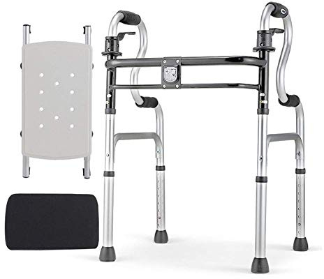 Fällbar Rollator Lättviktsrullator Eldre Walker Handikappad Walker Frakturassisterad Gångstöd