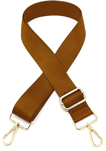WULIQIUQIU Wide Shoulder Purse Strap Replacement Crossbody Bag Adjustable Brown