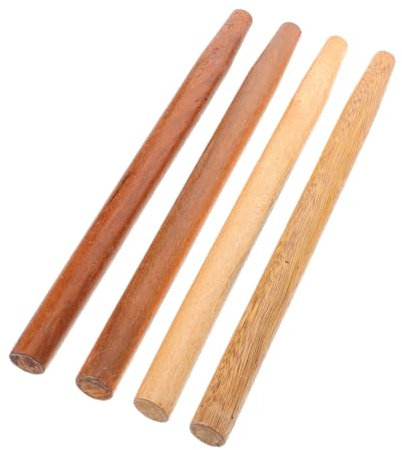 JOINPAYA 4pcs Wooden Handle for Shovels Replacement Grip Garden Tool Accessories Handle for Axes Hoes Farm Tool Use