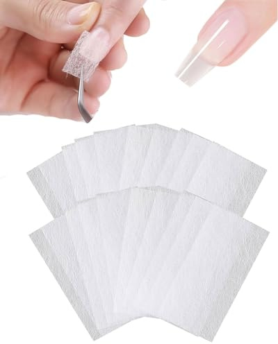 JUKOTA 50pcs Fibra di Vetro per Unghie Ricostruzione Estensione Seta Fibra di Vetro Ricostruzione Estensione Gel Acrilico Delle Unghie in Seta Unghie Involucro Kit Nail Art Accessori