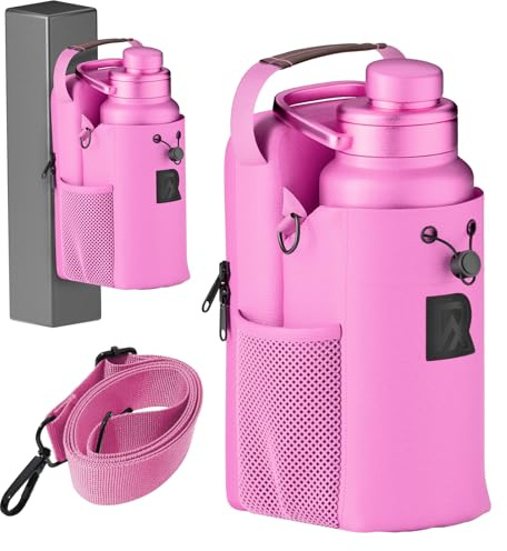 ZRCXYSV Magnetic Gym Bag Sling Bag for Men/Women,Magnetic Water Bottle Gym Bag Company,Cross Body Water Bottle Holder Bags for Travel, Work and Sports,Gym Accessories