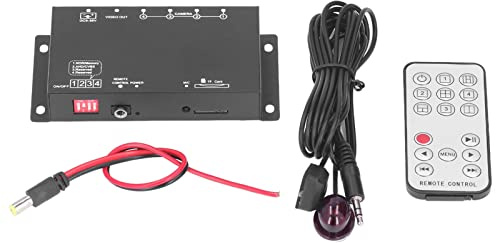 RASTKY Vehicle Digital Video Recorder Reliable 4 Channel Fit for Mini MDVR 1080P for Large Trucks Boats Coaches, H.264 Compression Algorithm
