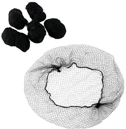 MAGICLULU 100st Perückennetze Für Haarknoten Haarnetz Für Perücke Brötchen Maker Für Haar Dunkelbraune Haarnetze Für Brötchen Unsichtbares Haarnetz Elastisches Mesh. Weben Arbeit Rand