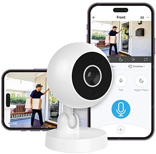 Soreli  Smart Camera Security Camera Indoor (UK Company) Home CCTV Camera Night Vision Motion Sensor