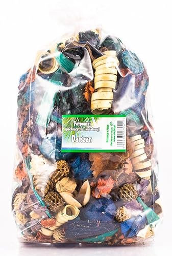 Potpourri Profumato Darshan - Pacchetto Grande 1100 ml ≈ 150-190 g | Decorazione Floreale per la Casa | Fiori Secchi per Vaso, Soggiorno, Camera da Letto, Bagno | Fragranza Sottile di Darshan