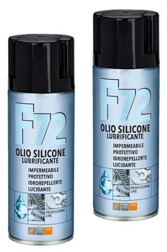 Faren F72 - Aceite de silicona en spray, lubricante de silicona, protección impermeable e impermeable, abrillantador para industrias alimentarias y cintas de correr, antioxidante para metales, 400 ml