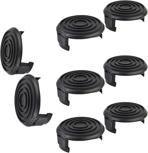 Daaxing Tappo per bobina per decespugliatori elettrici Parkside PRT550 A1 A3 91105342 FRT550 A1 311404, tappo per bobina mangiatore di erbacce (8 pezzi)