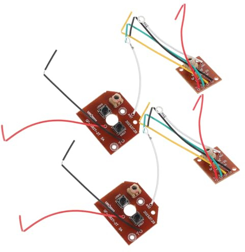HONMEET Modulo Telecomando Rc 2 Set Trasmettitore e Ricevitore Accessorio per Auto Giocattolo da Te Kit Esperimenti Scientifici Educativi per Veicoli Rc Progetti di Apprendimento