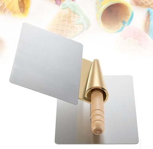 guoyjmm Moule à Cornet de crème glacée de 41 mm, Outil de Formation de Cornet de crème glacée, gaufrier en Acier Inoxydable, poignée Confortable, prototypage Rapide, pour Outil de Cuisine DIY