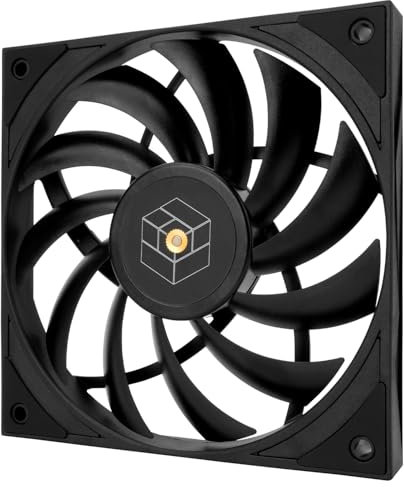 Thermalright TL-H12015B Ventilateur de processeur fin 1900 tr/min 15 mm Compatible avec dissipateur thermique et boîtier de bureau 12 cm