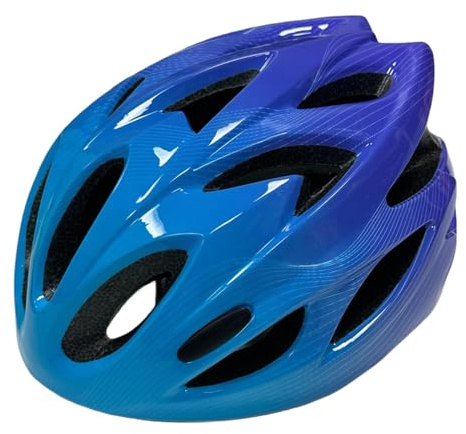 predolo Casque de Vélo pour Enfants, Casque de Sport 52 Cm-58 Cm, Casque de Vélo de Route, Casque de Vélo pour l'escalade, Le Roller, L'extérieur, Bleu