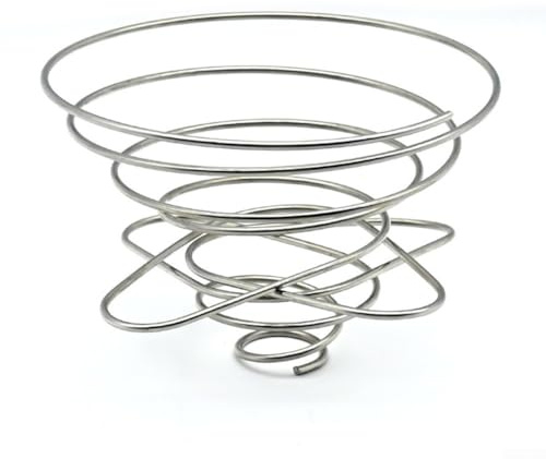 ZWEquipint Faltbarer Trichter-Filterbecher aus Edelstahl, Handgieß-Kaffeefilter für Outdoor-Camping, tragbarer Abtropfständer und Espresso-Zubehör, kompaktes Reise-Kaffeemaschinen-Werkzeug