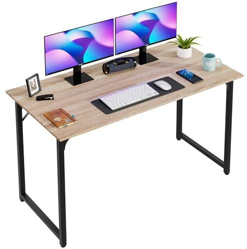PayLessHere | 47 Inch Computer Desk | Nature | Sturdy Office Desk
